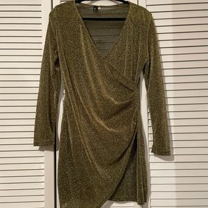 Flashy gold dress